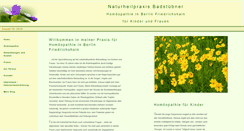 Desktop Screenshot of naturheilpraxis-badstuebner.de